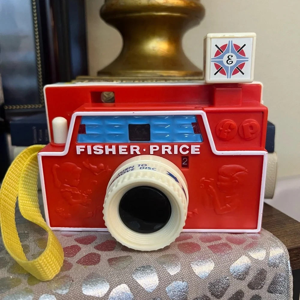 Fisher-Price Red Vintage Toy Camera